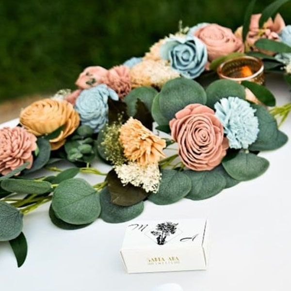 Bouquet with 2-piece box | Santa Ana Sweets