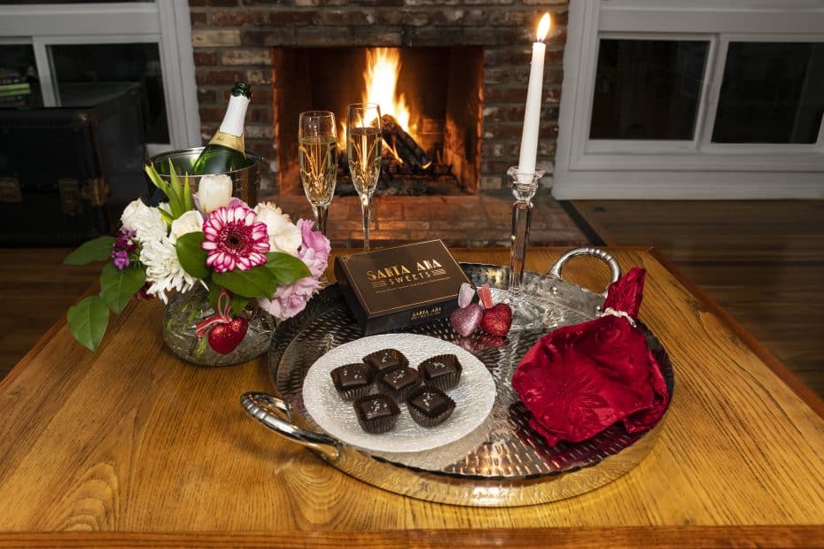 Santa Ana Sweets and other great Valentine's day gift ideas around a fire