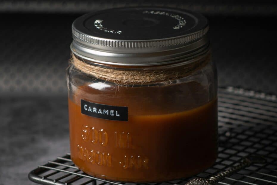caramel in a jar